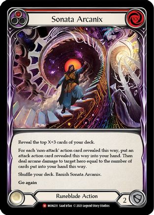Sonata Arcanix (MON231) - Monarch 1st Edition Rainbow Foil