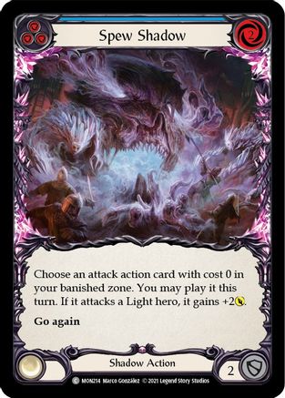 Spew Shadow (Blue) (MON214) - Monarch Unlimited Edition