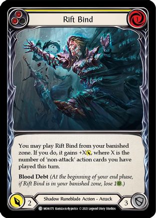 Rift Bind (Yellow) (MON175) - Monarch Unlimited Edition