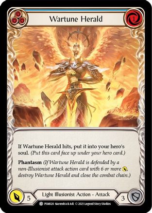 Wartune Herald (Blue) (PSM020) - Blitz Deck: Monarch - Prism