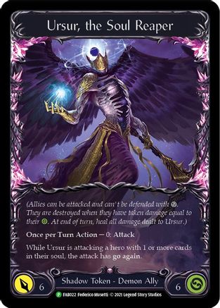 Ursur, the Soul Reaper - FAB022 (FAB022) - Flesh and Blood: Promo Cards Cold Foil