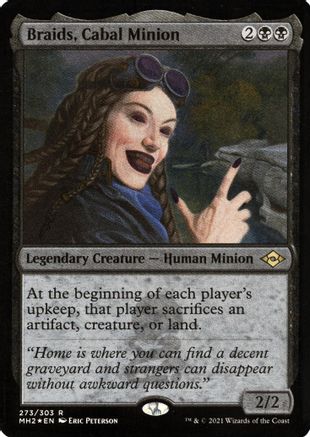 Braids, Cabal Minion (Foil Etched) [Modern Horizons 2]