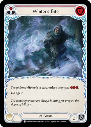 Winter's Bite (Red) (ELE169) - Tales of Aria 1st Edition Rainbow Foil