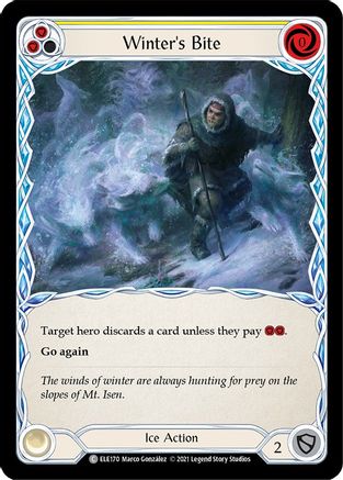 Winter's Bite (Yellow) (ELE170) - Tales of Aria 1st Edition
