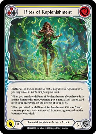 Rites of Replenishment (Yellow) (ELE080) - Tales of Aria Unlimited Edition