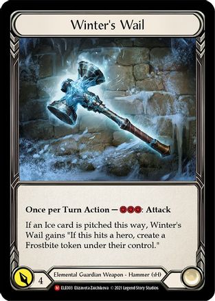 Winter's Wail (ELE003) - Tales of Aria 1st Edition Cold Foil