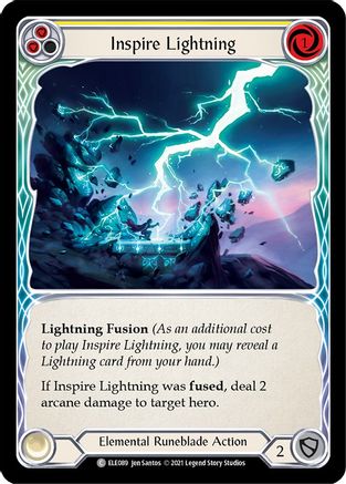 Inspire Lightning (Yellow) (ELE089) - Tales of Aria Unlimited Edition