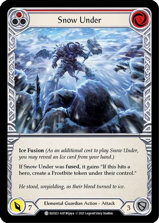 Snow Under (Red) (ELE022) - Tales of Aria 1st Edition