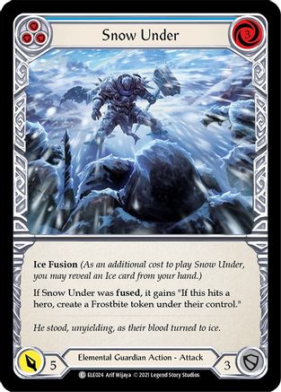 Snow Under (Blue) (ELE024) - Tales of Aria Unlimited Edition