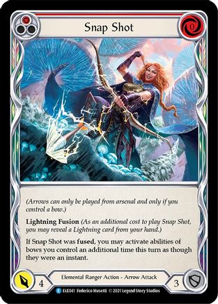 Snap Shot (Red) (ELE041) - Tales of Aria 1st Edition