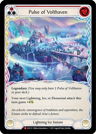 Pulse of Volthaven (ELE112) - Tales of Aria Unlimited Edition Rainbow Foil