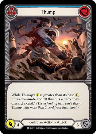 Thump (Blue) (ELE211) - Tales of Aria 1st Edition