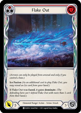 Flake Out (Red) (ELE056) - Tales of Aria Unlimited Edition