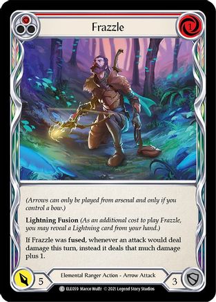 Frazzle (Red) (ELE059) - Tales of Aria Unlimited Edition Rainbow Foil