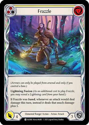 Frazzle (Yellow) (ELE060) - Tales of Aria Unlimited Edition Rainbow Foil
