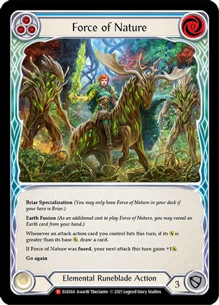 Force of Nature (ELE066) - Tales of Aria Unlimited Edition Rainbow Foil
