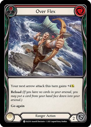 Over Flex (Red) (ELE219) - Tales of Aria Unlimited Edition Rainbow Foil