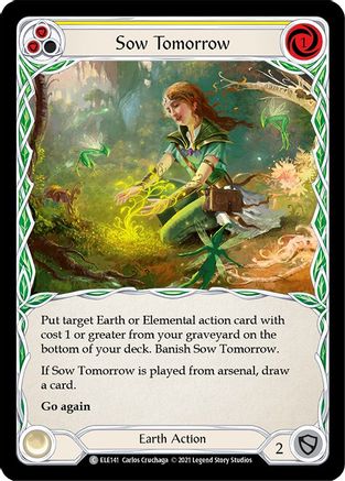 Sow Tomorrow (Yellow) (ELE141) - Tales of Aria Unlimited Edition Rainbow Foil