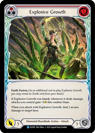 Explosive Growth (Red) (ELE067) - Tales of Aria Unlimited Edition