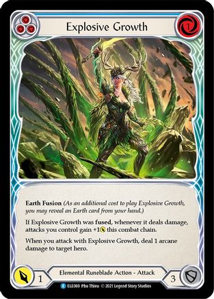 Explosive Growth (Blue) (ELE069) - Tales of Aria Unlimited Edition
