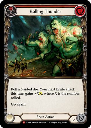 Rolling Thunder (EVR004) - Everfest 1st Edition Rainbow Foil