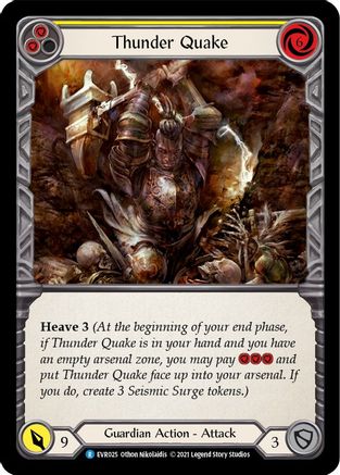 Thunder Quake (Yellow) (EVR025) - Everfest 1st Edition