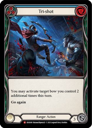 Tri-shot (EVR089) - Everfest 1st Edition Rainbow Foil