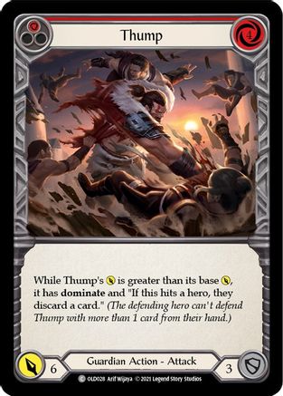 Thump (Red) (OLD028) - Blitz Deck: Tales of Aria - Oldhim