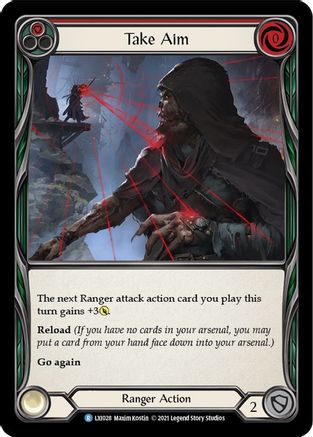 Take Aim (Red) (LXI028) - Blitz Deck: Tales of Aria - Lexi