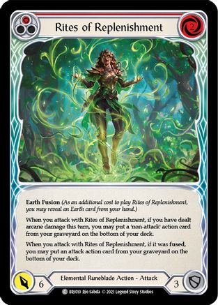 Rites of Replenishment (Red) (BRI010) - Blitz Deck: Tales of Aria - Briar