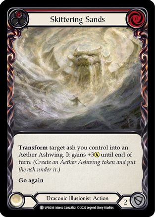 Skittering Sands (Red) (UPR036) - Uprising Rainbow Foil