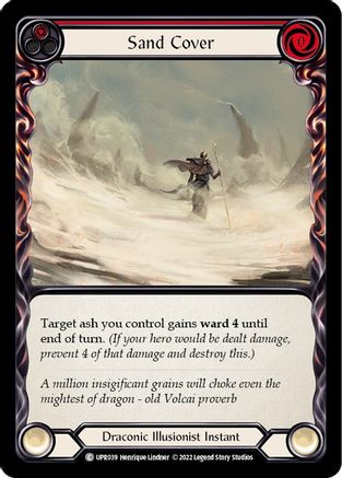 Sand Cover (Red) (UPR039) - Uprising Rainbow Foil