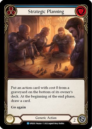 Strategic Planning (Blue) (UPR202) - Uprising Rainbow Foil