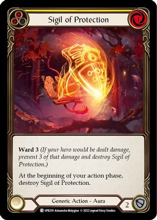 Sigil of Protection (Yellow) (UPR219) - Uprising Rainbow Foil