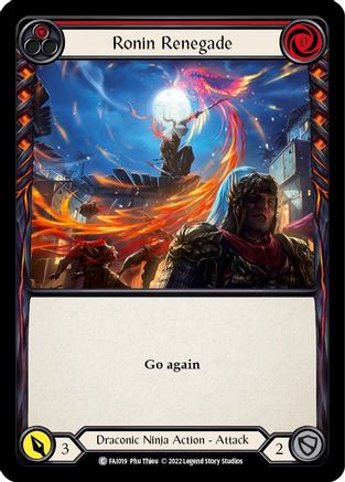 Ronin Renegade (Red) (FAI019) - Blitz Deck: Uprising - Fai