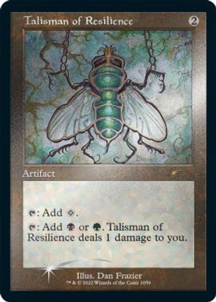 Talisman of Resilience (Foil Etched) [Secret Lair Drop Series]
