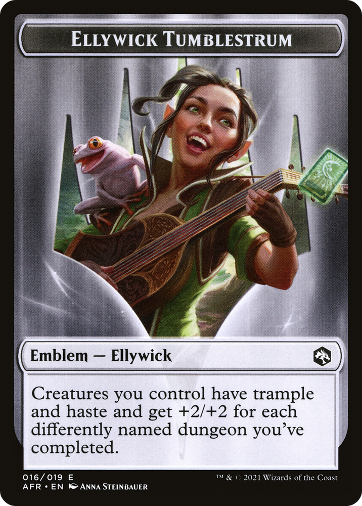 Ellywick Tumblestrum Emblem (TAFR-016) [Adventures in the Forgotten Realms Tokens]