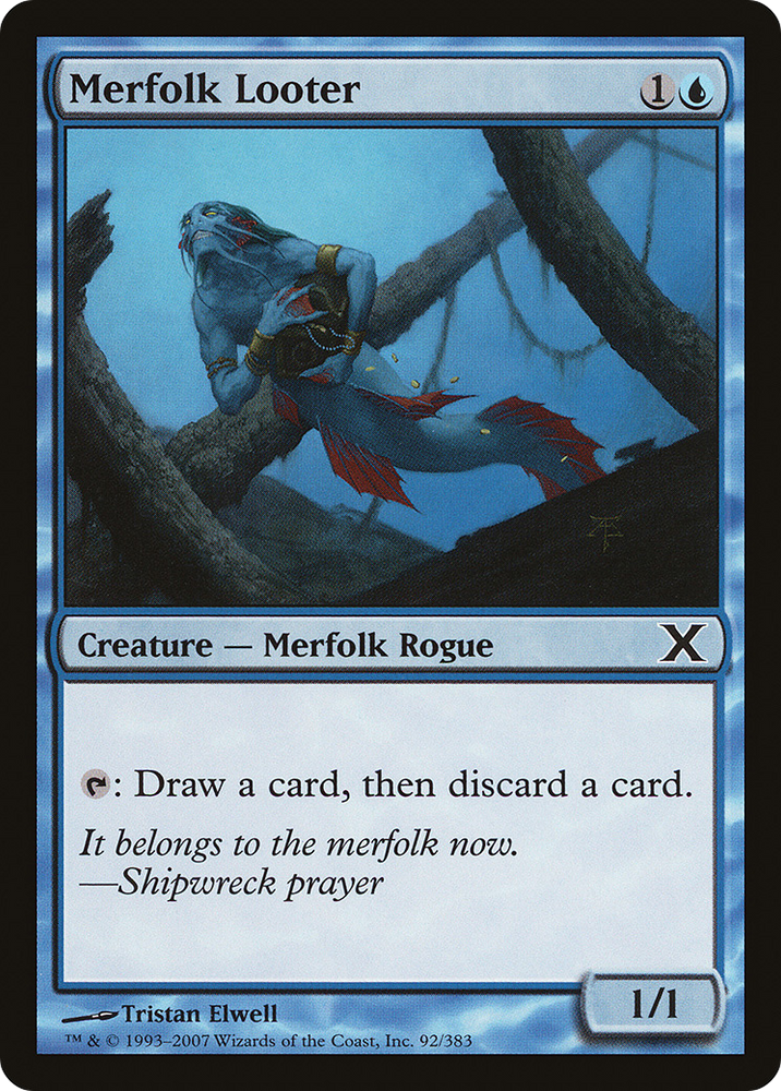 Merfolk Looter (10E-092) [Tenth Edition]