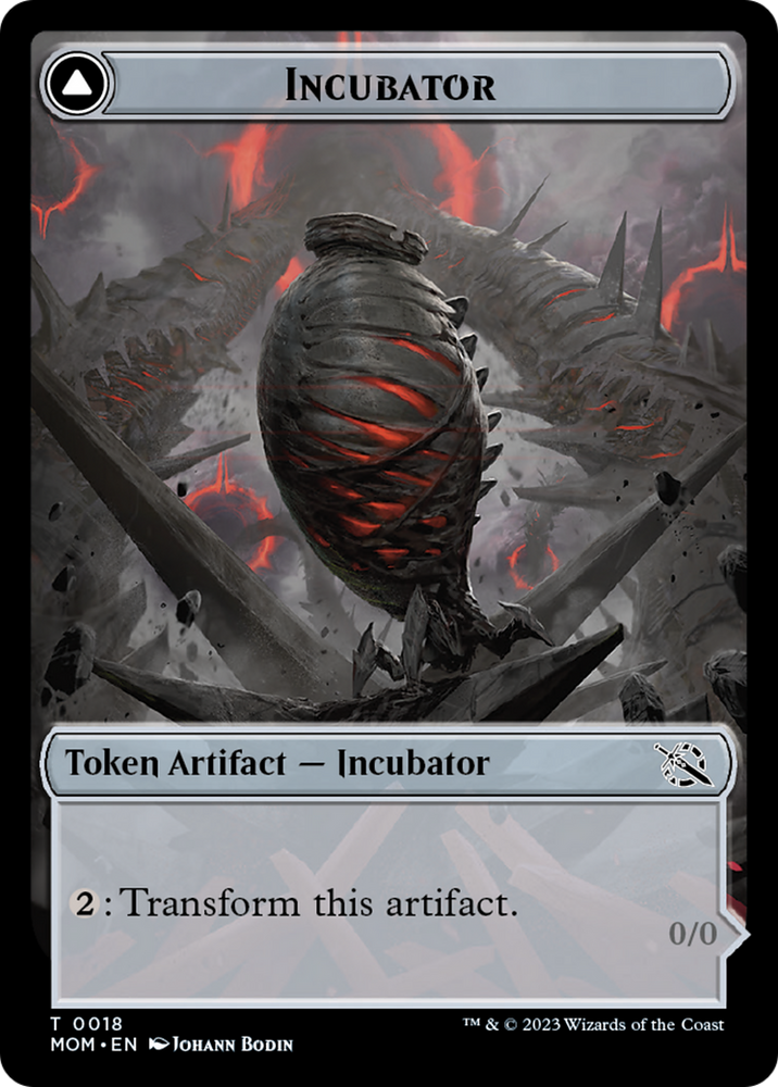 Incubator // Phyrexian (TMOM-018) [March of the Machine Tokens]