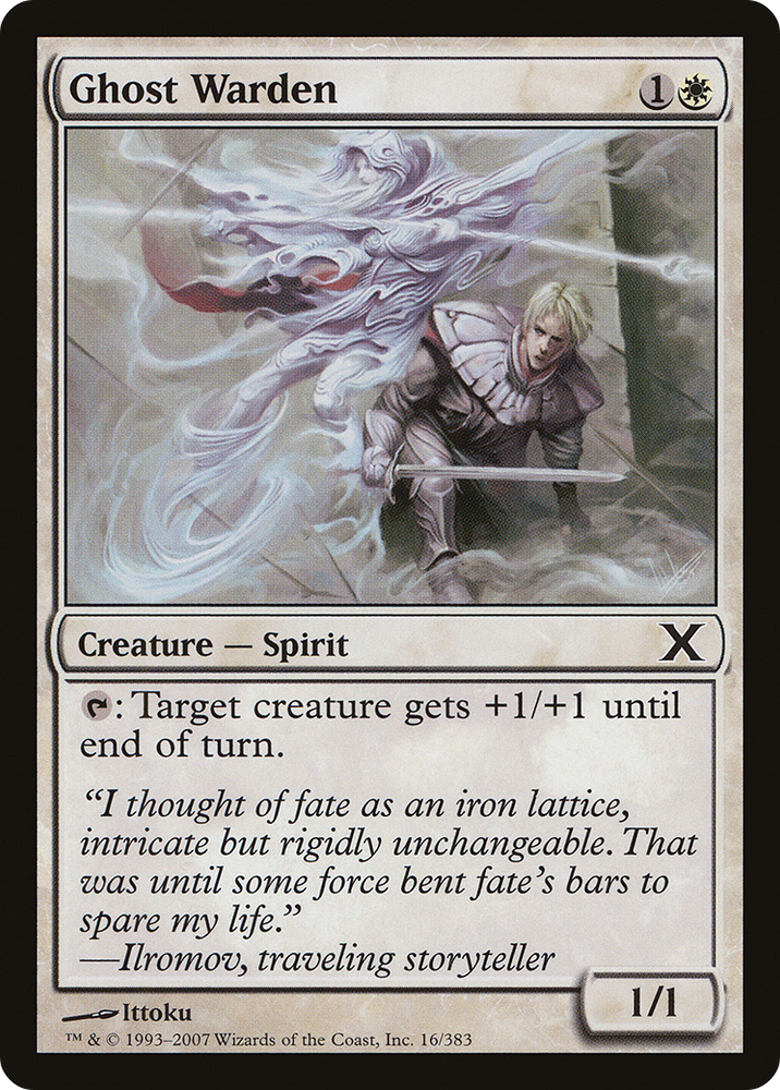 Ghost Warden (10E-016) [Tenth Edition]