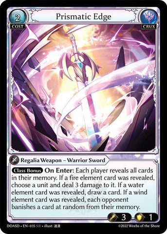 Prismatic Edge (035) [Dawn of Ashes: Starter Decks]