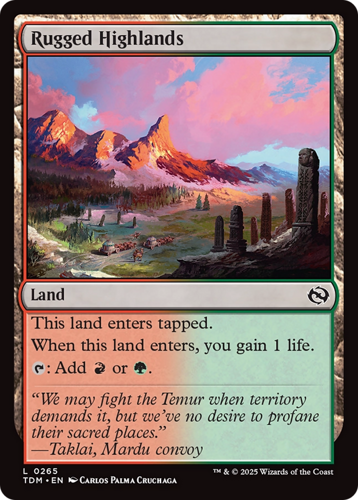 Rugged Highlands [Tarkir: Dragonstorm]