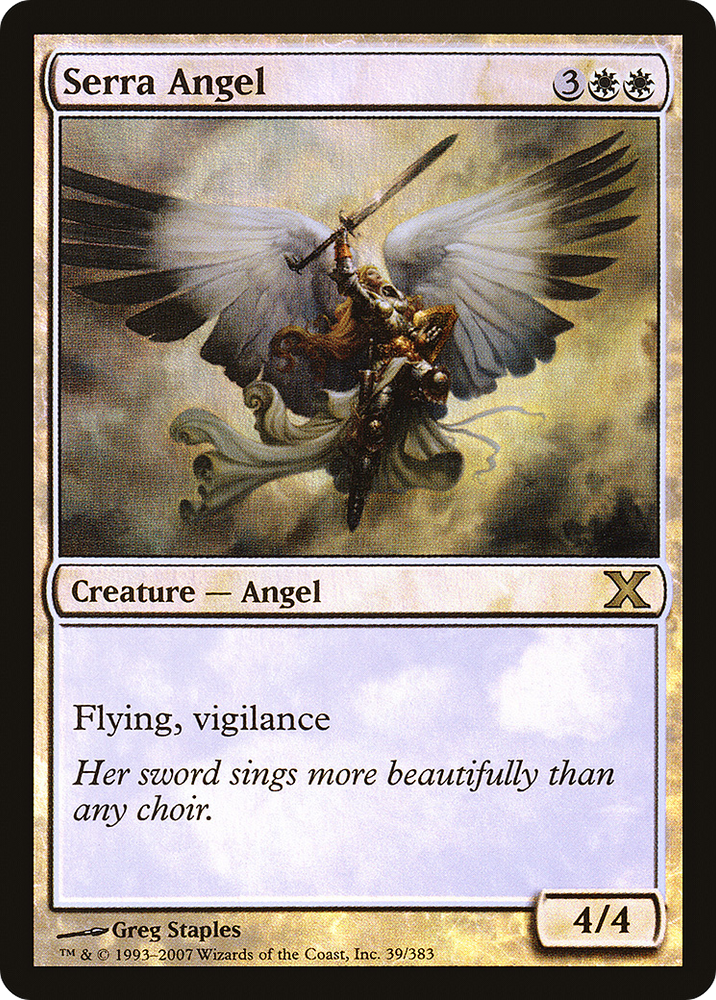 Serra Angel (10E-39★) [Tenth Edition] Foil
