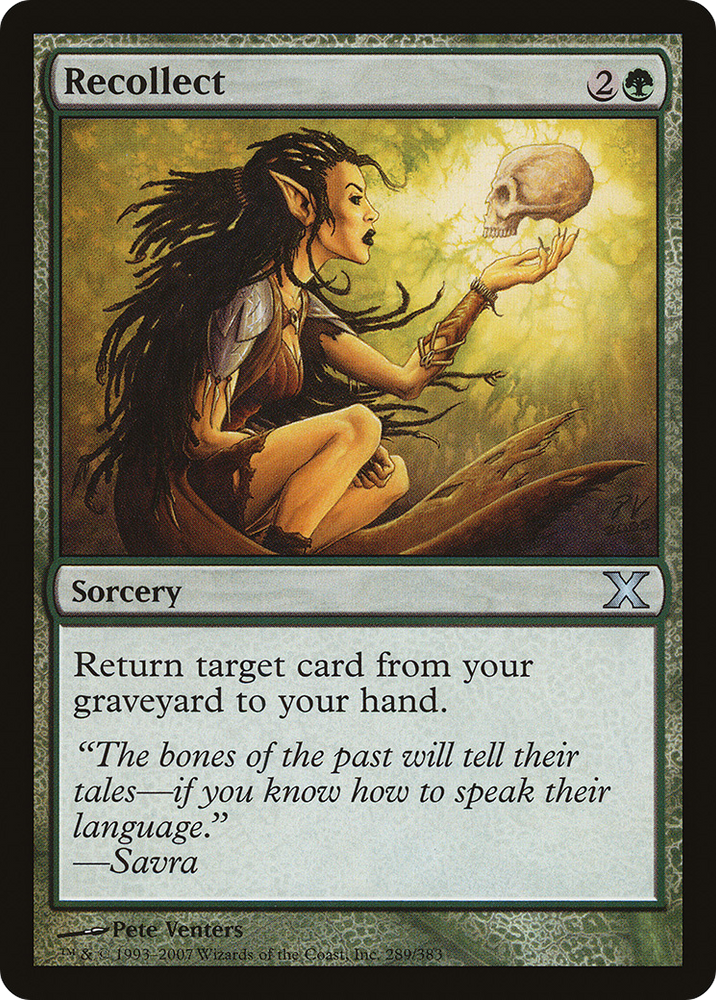 Recollect (10E-289) [Tenth Edition] Foil