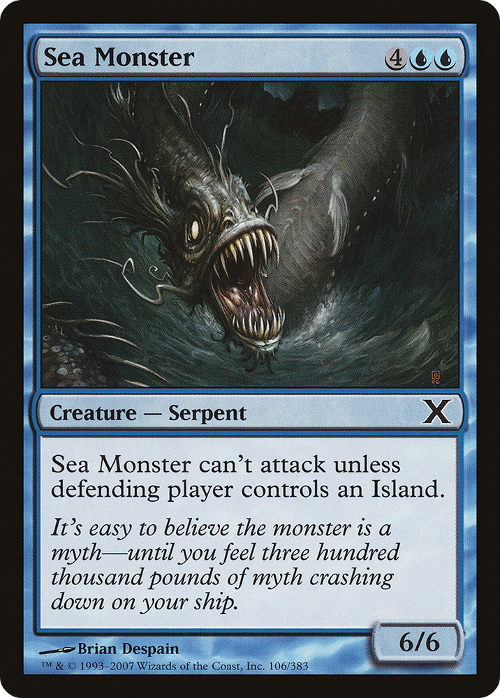 Sea Monster (10E-106) [Tenth Edition] Foil