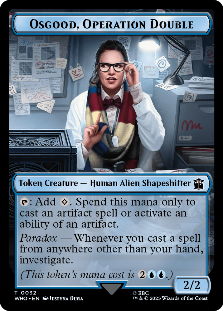 Osgood, Operation Double (TWHO-032) [Doctor Who Tokens] Foil