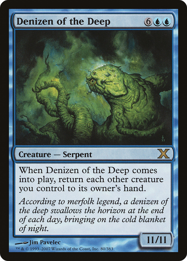 Denizen of the Deep (10E-080) [Tenth Edition]