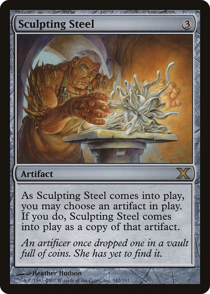 Sculpting Steel (10E-342) [Tenth Edition] Foil
