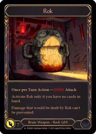 Rok (Marvel) (DYN005) - Dynasty Cold Foil