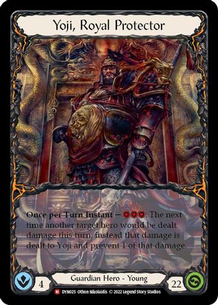 Yoji, Royal Protector (DYN025) - Dynasty Rainbow Foil
